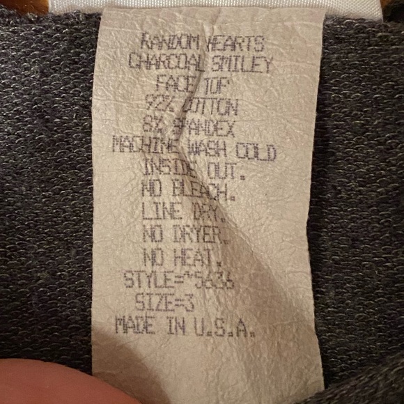 Random Hearts😃🎀Crop Sweatshirt - Picture 5 of 5